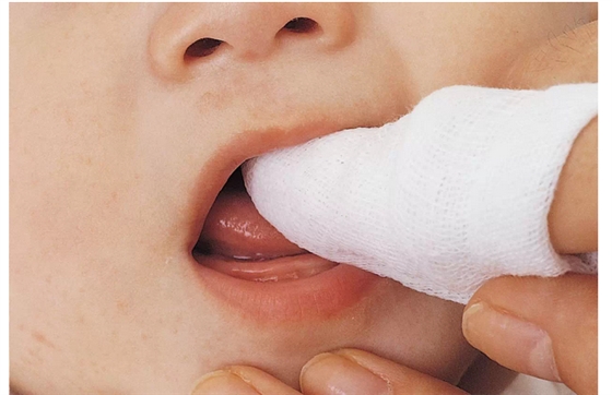 圖集寶寶長牙各階段牙齒護(hù)理方法?。ê脣寢尀閷殞氄洳兀? border=