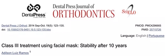 正畸文獻(xiàn)賞析--活動矯治器在III類患者中的應(yīng)用 正畸文獻(xiàn)賞析--活動矯治器在III類患者中的應(yīng)用