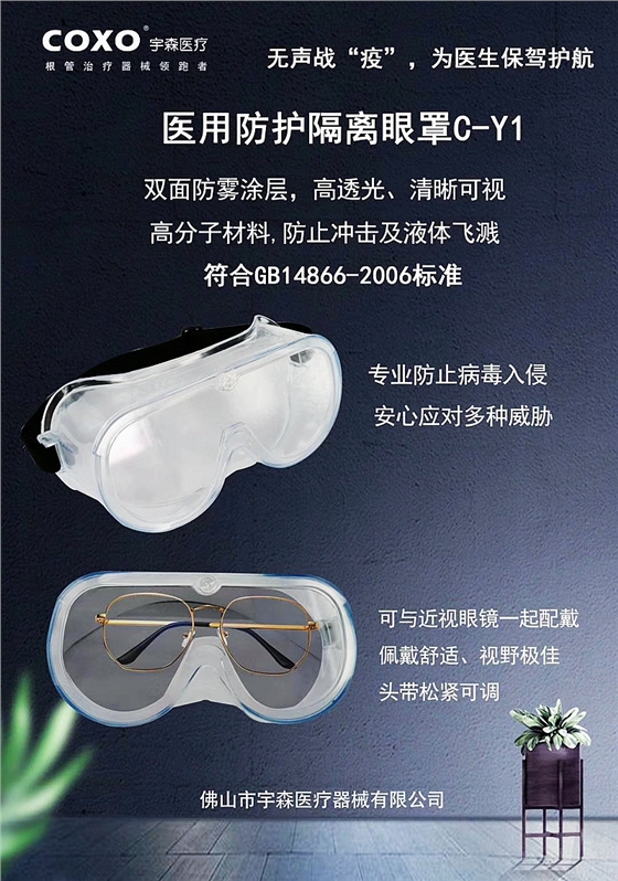 醫(yī)用防護(hù)隔離眼罩 醫(yī)用防護(hù)隔離眼罩