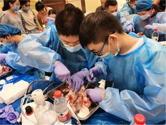 	張東星老師成都微創(chuàng)拔牙課實操現場展示